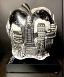 Charles Fazzino 3D Art Charles Fazzino 3D Art Pop Goes the Silver Apple (DX) Sculpture
